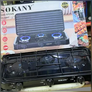 Sokany SK-6003 3-Burner Gas Stove