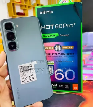 New Infinix Hot 60 Pro+ 256GB Silver