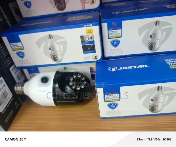 Ball Linkage Wi-Fi Dual-Lens Bulb Camera - 1