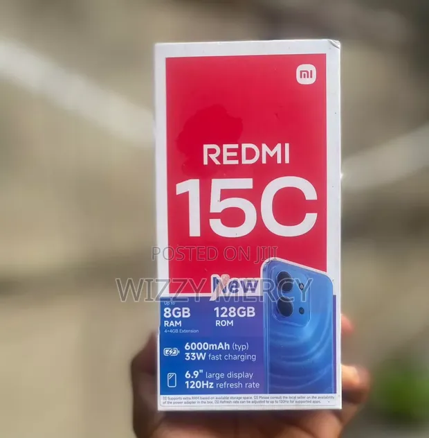 New Xiaomi Redmi 15C 4G 128GB Black - 1