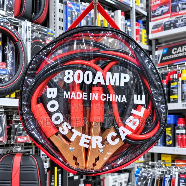 800AMP Heavy-Duty Car Booster Jumper Cables with Case - 1