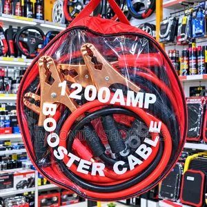 1200A Heavy-Duty Booster Cables - Car Battery Jumper Cables