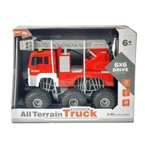 Mega Creative 6x6 Remote Control Fire Truck - 1