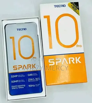 New Tecno Spark 10 Pro 256GB Black