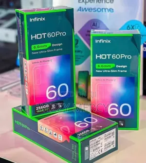 New Infinix Hot 60 Pro+ 256GB Silver
