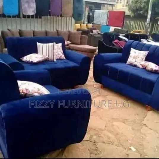 5 Seater Corner Sofa - Brand New Blue - 1
