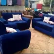 5 Seater Corner Sofa - Brand New Blue - 1