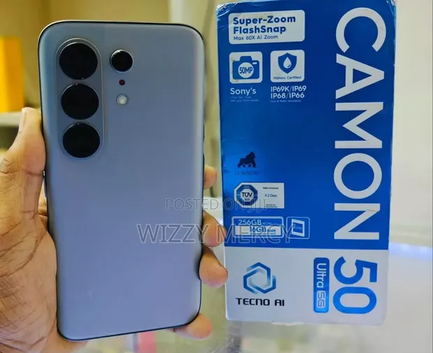 New Tecno Camon 50 Ultra 256GB Gray - 1