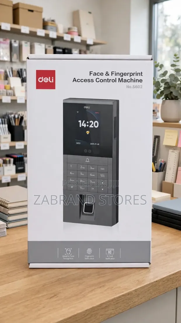Deli Face & Fingerprint Access Control (S602/ES602) - 1