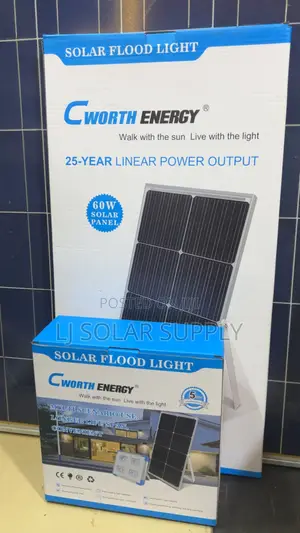 Cworth Solar Flood Light - 60W LED