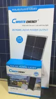 Cworth Solar Flood Light - 60W LED - 1