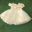 Kids/Girls Gold Party Dress - 3