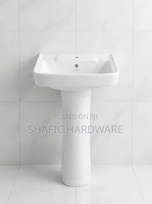 Hand Basin Complete Set with Accessories - Square Golf Medium