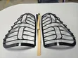 Tail Lamp Guards - Black Metal Rear Light Protectors Pair - 2