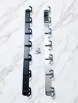 Towel Hooks - Black or Silver, Good Quality - 1