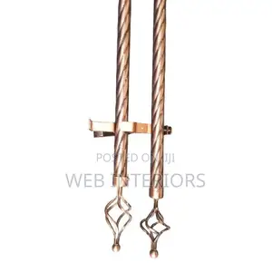 Twisted Curtain Rods - Brand New