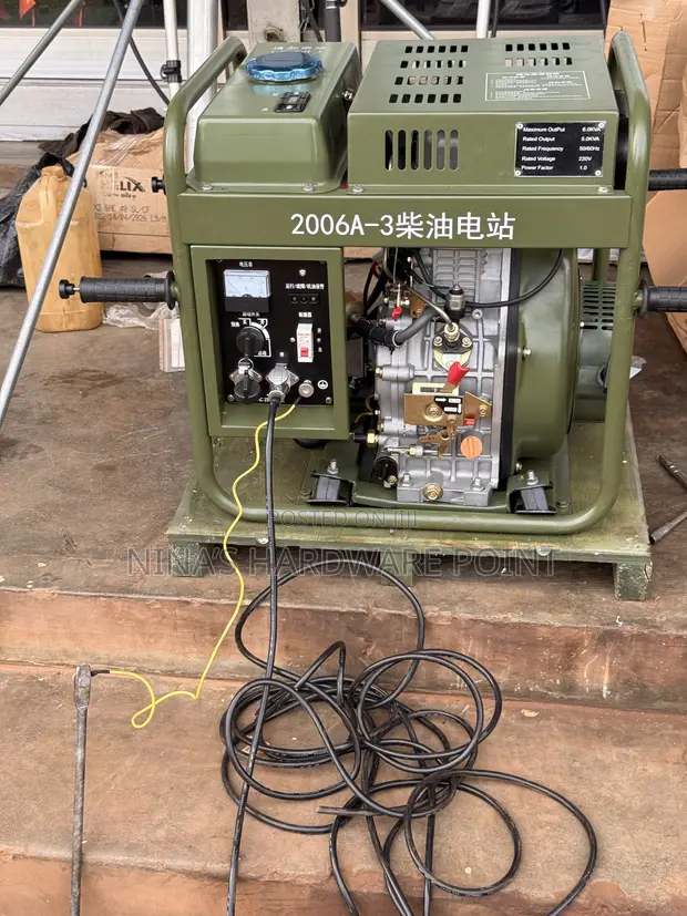Brand New 6.5kVA Diesel Generator with 186F Engine - 1