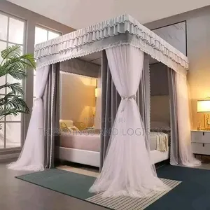 Luxury Curtain Mosquito Net (5x6 Grey)