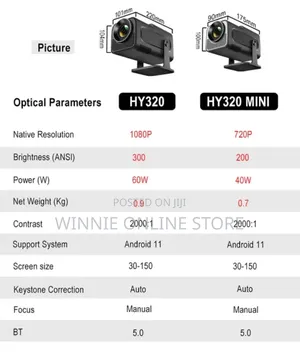 HY320 Mini Smart Projector