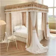 Luxurious 5x6 Mosquito Net - Cream/Brown - 1