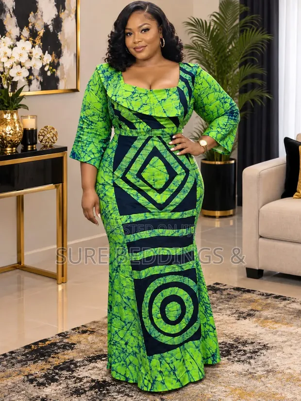 Lotis Corporate Bitenji African Print Maxi Dresses - 1