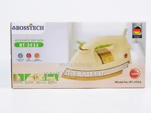 Bosstech 1800W Heavy Duty Automatic Dry Iron Box (BT-3532)