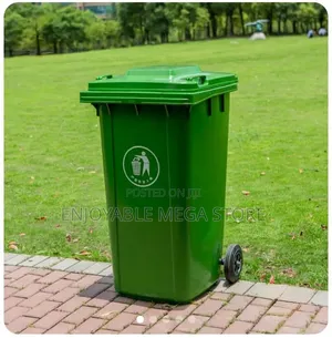 Outdoor Heavy Duty Plastic Dust Bins - 120 Liters