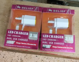 Belief Led Dual USB Fast Charger