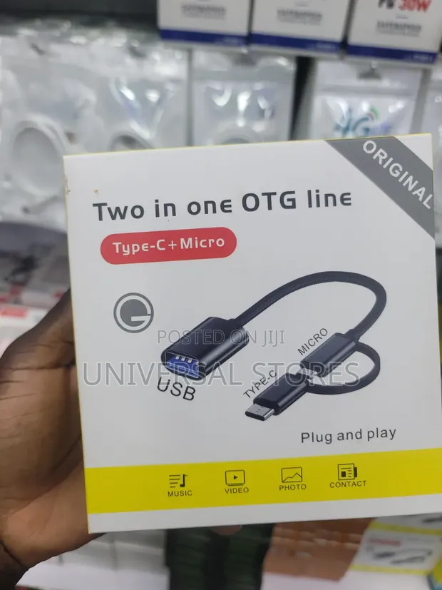 2-in-1 Type-C & Micro USB OTG Adapter Cable - 1