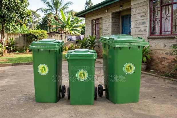 120 Litre Plastic Dust Bins (Brand New) - 1