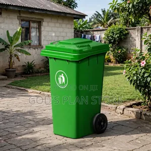 Galvanized 120 Litre Plastic Dust Bin