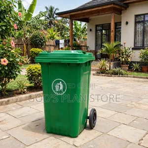 Modern 120 Litre Plastic Dust Bin - Brand New