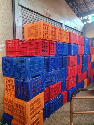 Modern Plastic Storage Crates