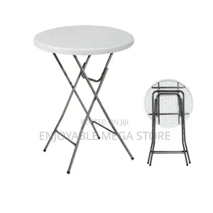 Outdoor High Cocktail Foldable Plastic Table