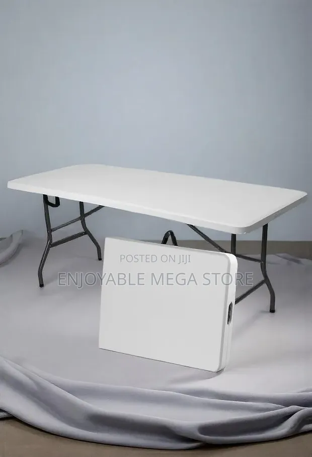 6-Seater Plastic Folding Table - 1