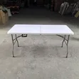 6-Seater Plastic Folding Table - 2