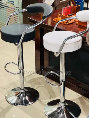Adjustable Stools for Kitchen, Dining, Bars, Counters - Black