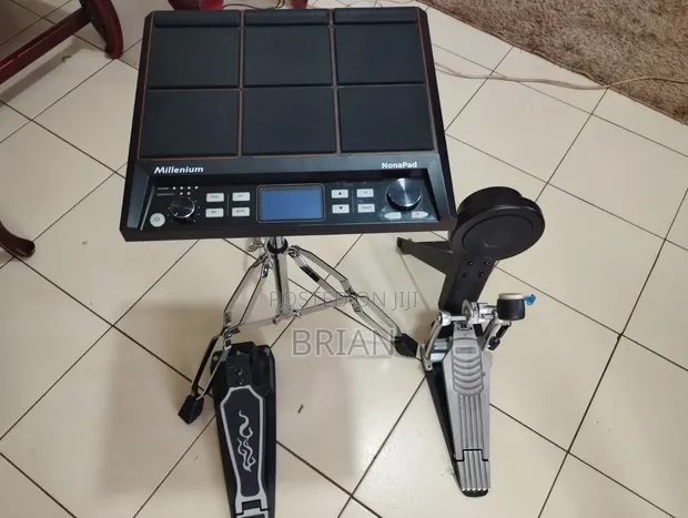 Millennium Drum Pad Plus with Pedals - 1