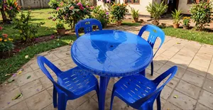 Plastic Outdoor Table and Chairs Set