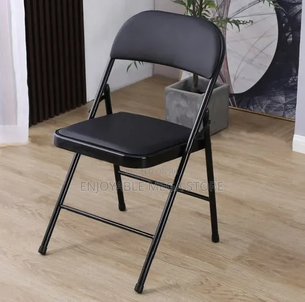 Foldable Leather Chairs - Brand New - 1