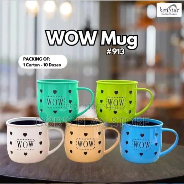Multi-Design Plastic Cups (12pcs) - 1