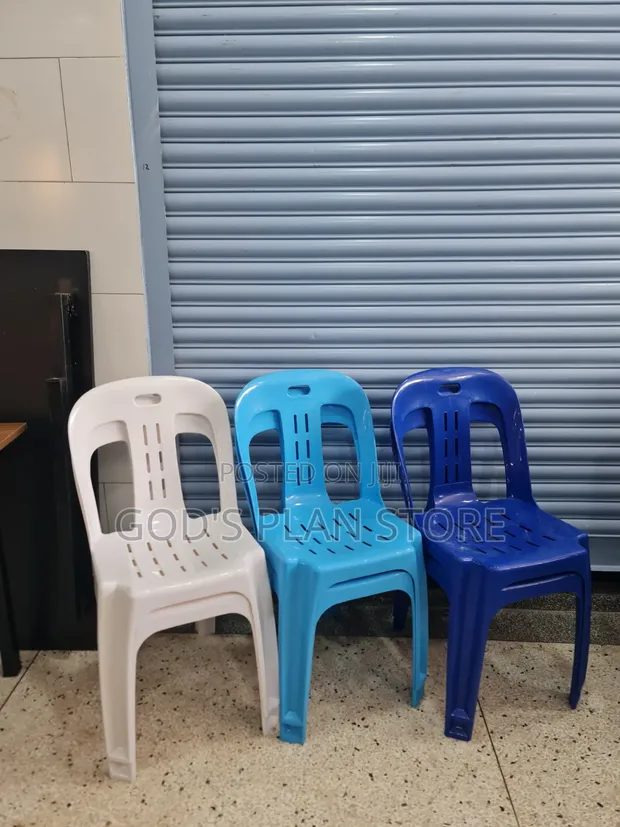 Blue Church Plastic Chairs (All Sizes) - 1