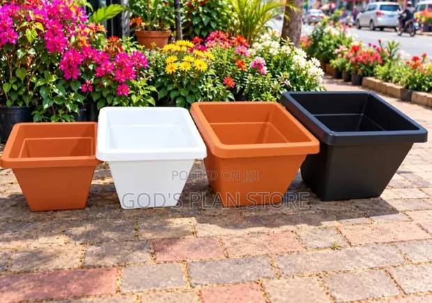 Brand New Plastic Flower Pots - 1