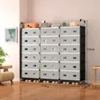 3 Column Shoe Rack - 6 Tiers - 3
