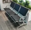 Brand New 3-Seater Metallic Waiting Chairs for Reception - 1