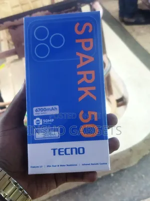 New Tecno Spark 50 128GB Black