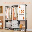 Freestanding Metal Garment Rack - 3 Column - 2