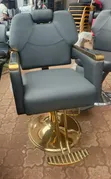 Brand New Gold Salon Chair - 1