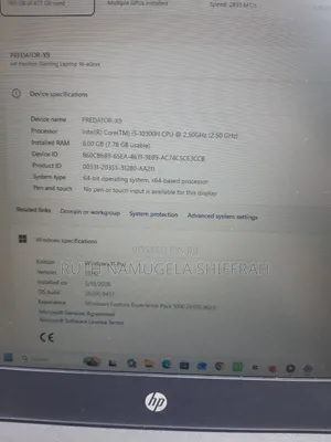 HP 14-dq1088wm Laptop - 8GB RAM, 500GB SSD, Intel Core i5