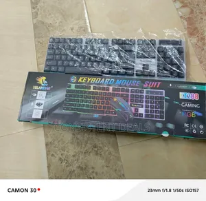 Gaming Keyboard and Mouse Set (Rainbow RGB Wired)